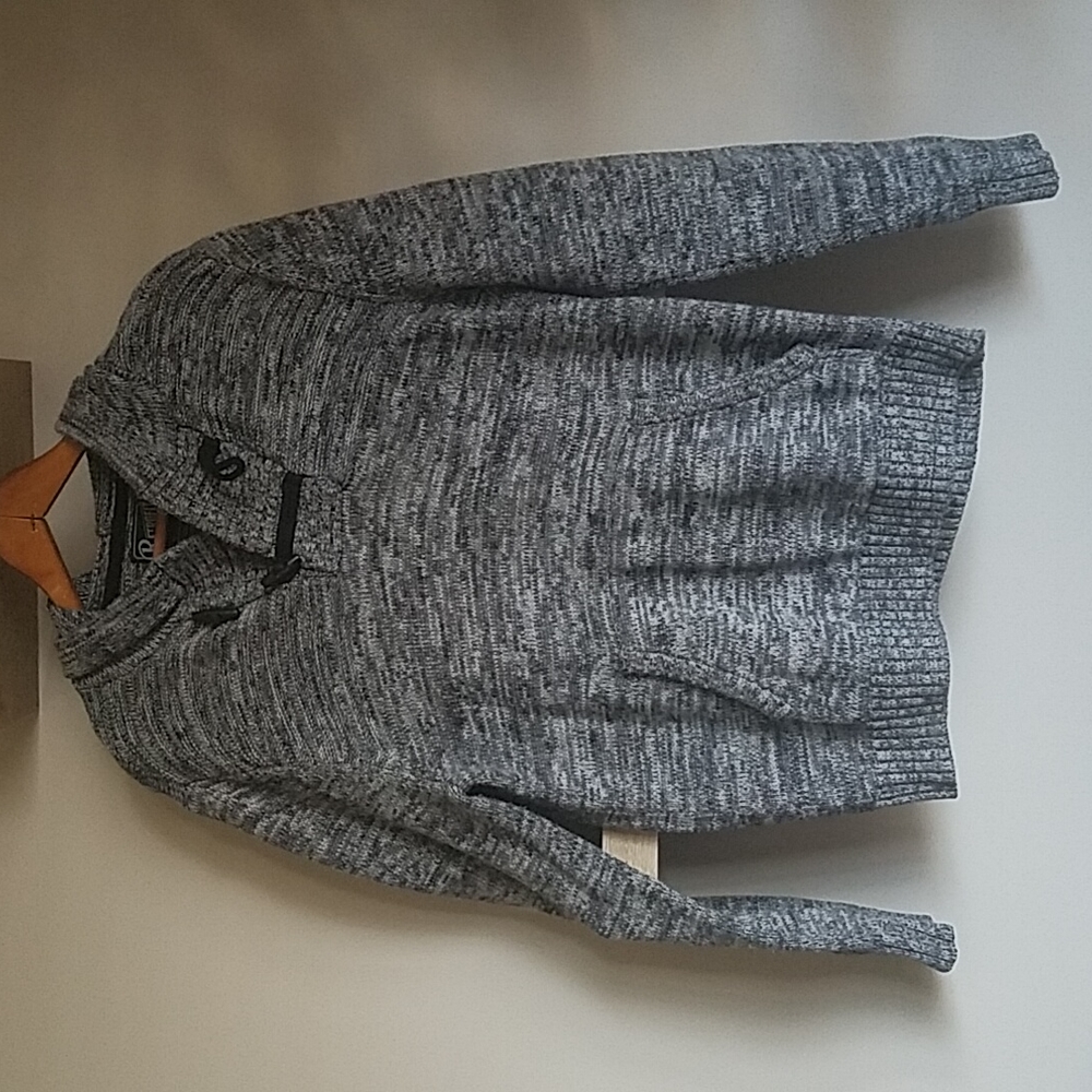 Men Hoodie Knit Sweater